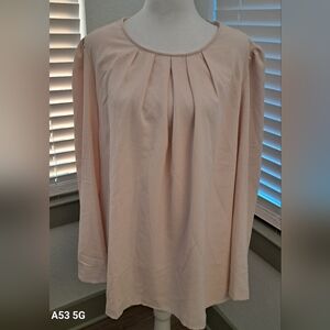 Fashion Brand Blush Pink Blouse